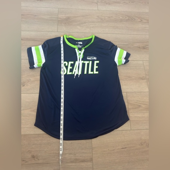 NFL Seattle Blue and Green Jersey - Picture 4 of 7